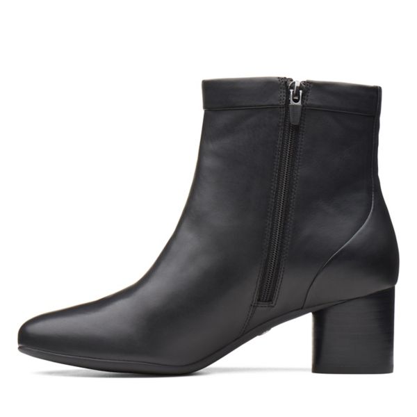 Clarks Womens Un Cosmo Up Ankle Boots Black | UK-921578